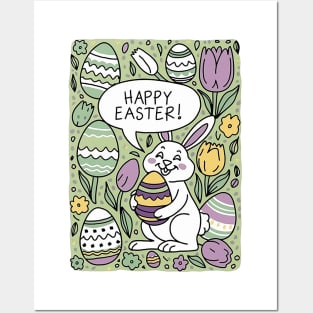 EASTER BUNNY Posters and Art